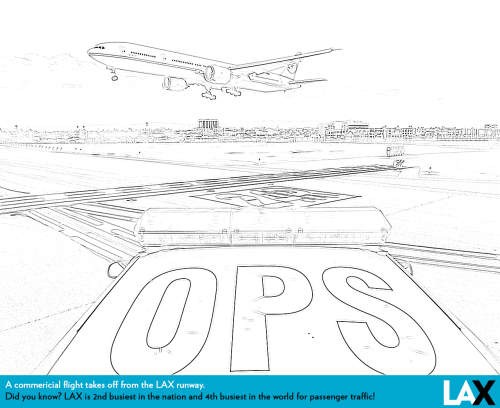 airport coloring page